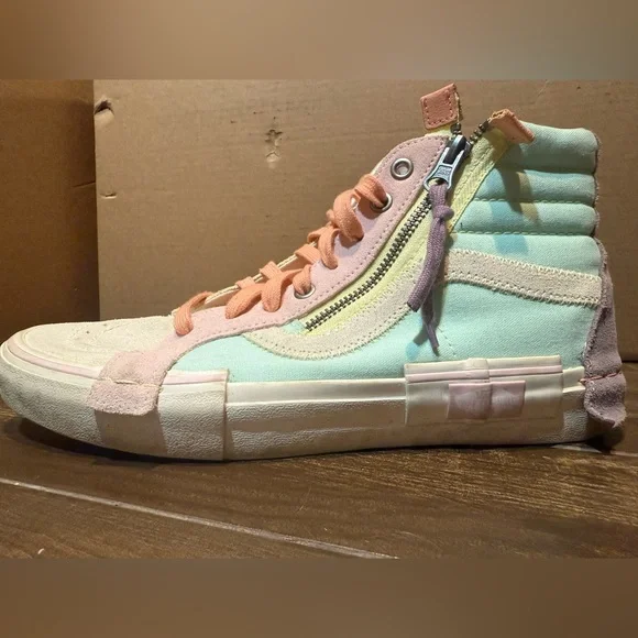 Vans Sk8-Hi Reissue CAP Pastel Multi-Color womens 10 - Picture 4 of 16
